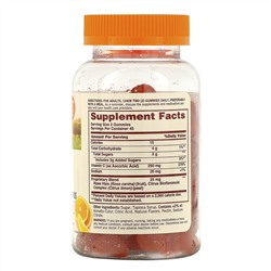 Sundown Naturals, Жевательные конфеты с плодами шиповника и биофлавоноидами, апельсиновый вкус, 90 жевательных конфет