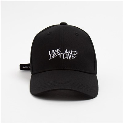 Бейсболка MINAKU, чёрная, размер 56-58