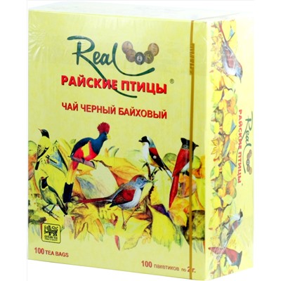 Real «Райские птицы». Черный чай карт.пачка, 100 пак.