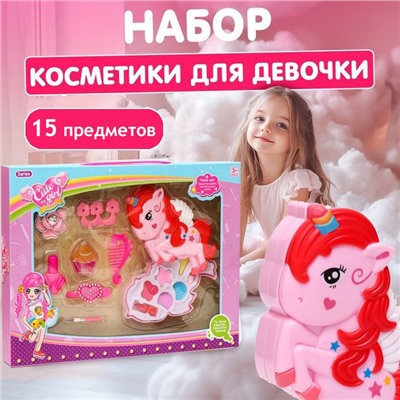 Большой набор косметики + маникюр. 32х24х4см