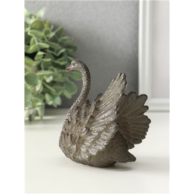 Фигурка для чайной церемонии «Белая лебедь», меняет цвет, 11×10×8 см