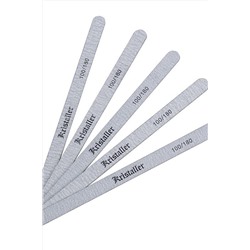 Kristaller Набор одноразовых пилок на деревянной основе 100/180 грит, узкие, серый KRISTALLER, 1107027