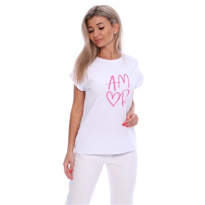 Футболка женская ФЖ043 (Белый)