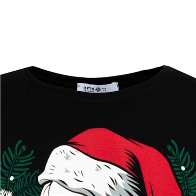 Пижама мужская (футболка, брюки) KAFTAN «Череп», чёрная, размер 56