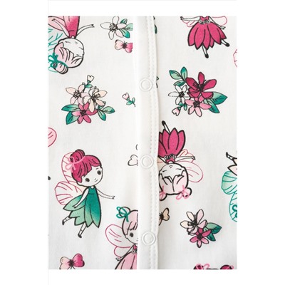 Комбинезон детский трикотажный для девочек, 2 шт в комплекте PLAYTODAY, 1240144