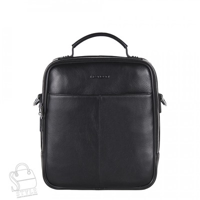 Сумка мужская кожаная 2081BSH black Heanbag