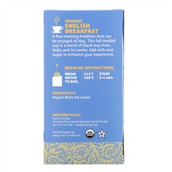 Equal Exchange, Organic English Breakfast, Black Tea, 20 Tea Bags, 1.41 oz ( 40 g)