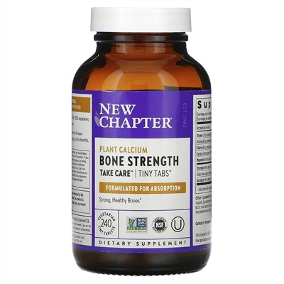 New Chapter, Bone Strength Take Care, 240 Vegetarian Tiny Tablets