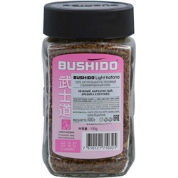 BUSHIDO. Light Katana 100 гр. стекл.банка