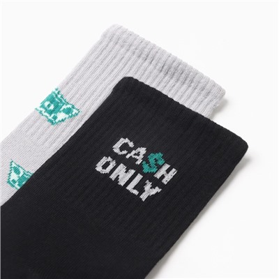 Носки мужские KAFTAN Cash, р. 41-44 (27-29 см), набор 2 пары