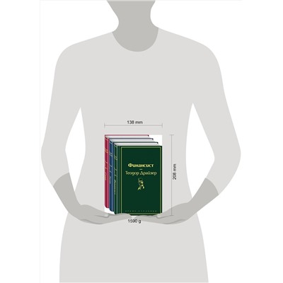 Эксмо Драйзер Т. "Финансист. Титан. Стоик (комплект из 3 книг)"