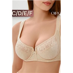 Бюстгальтер OIRO с цветочным принтом DAKOTA 2817 (Бежевый)