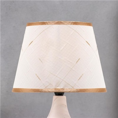 Лампа настольная 16614/1WT E14 40 Вт белый 22.5×22.5×35.5 см RISALUX