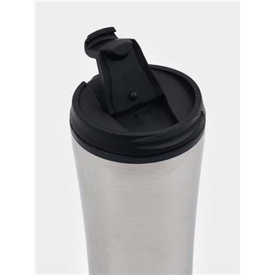 Термокружка Мастер К For you, 450 мл, 8×19 см сохраняет тепло 2 ч, нержавеющая сталь, цвет хром