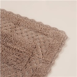 Коврики SL Home, 2 шт., 59×73 см, 68×104 см, кремовые