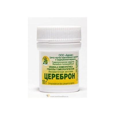 Гранулы гомеопатические "Цереброн"