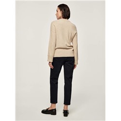 Mom Fit CONTE CON-587 Черные джинсы mom на пуговицах