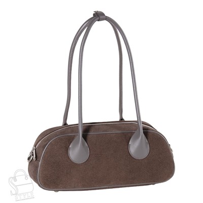 Сумка женская кожаная 9609VGAA gray Vitelli Grassi