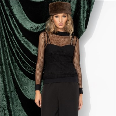 Лонгслив из сетки, Безмолвный флирт