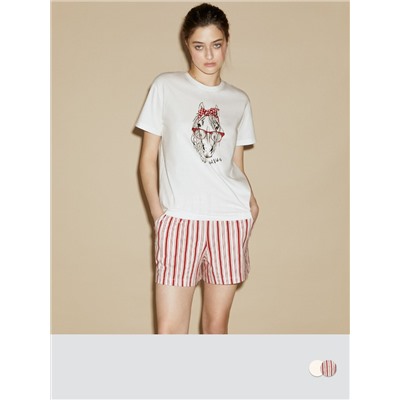 Omsa Пижама OmD 0235D CAVALLINO Пижама жен. (Футболка + шорты), СО
