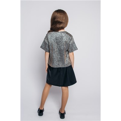 Футболка укороченная для девочки 21225 детская