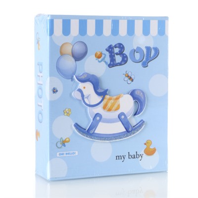 Фотоальбом 60 фото 10х15 С новорожденным / 9367 /уп 72/ 30 листов