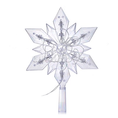 Электрогирлянда-наконечник "Звезда" светящаяся, цветная
