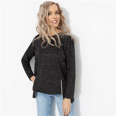 Свитшот с акцентными молниями, Городской драйв