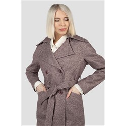 01-11513 Пальто женское демисезонное (пояс)