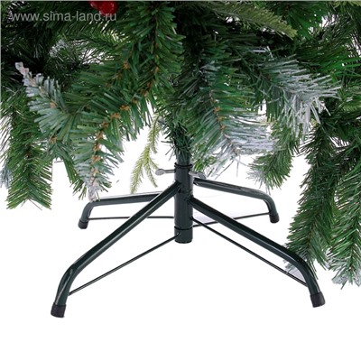 Искусственная ёлка с шишками, ягодами «Зимнее волшебство. Виктория», 180 см, 972 смешанные ветки на крючках