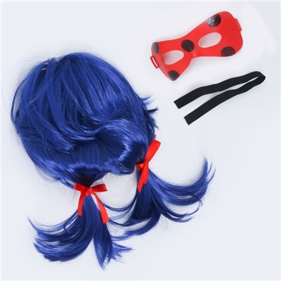 Карнавальный набор «Божья коровка»: маска, парик