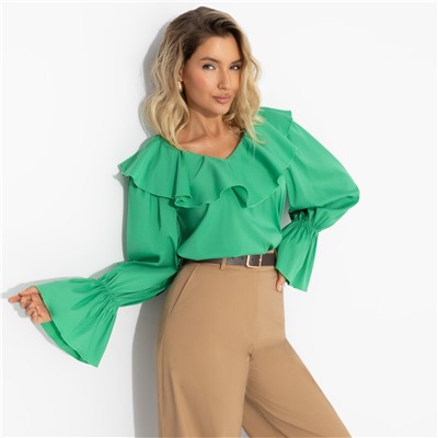 Блуза, Внутренний трепет (свежая зелень)