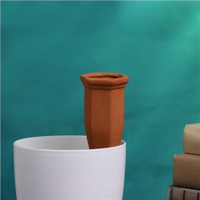 Автополив для комнатных растений «Терракот», 13.8×4.8 см, керамика, набор 4 шт.