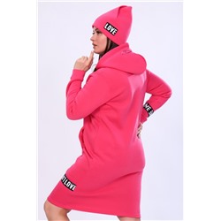 Платье 52222 _ шапка (Розовый)