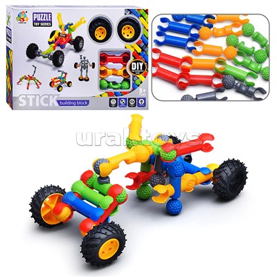 Конструктор "Квадроцикл" (27 дет.) в коробке