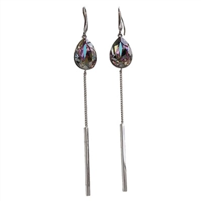 Серьги с кристаллами Swarovski