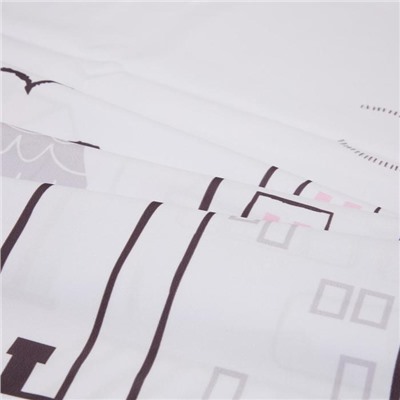 Шторы портьерные «Этель» Sweet home rose, 145×260 см, 2 шт., габардин