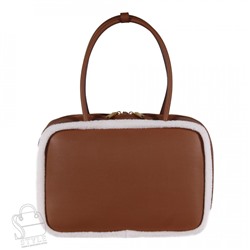 Сумка женская кожаная 6006-1VG brown Vitelli Grassi