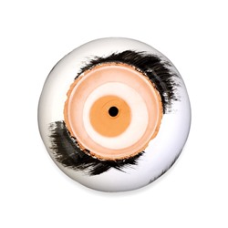 Горшок для цветов «Штрих», 8 л, d=30 см, h=23 см, с поддоном, керамика, белый