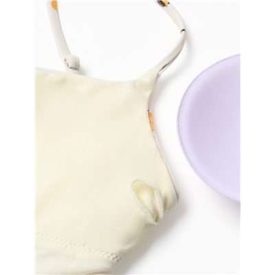 Купальник женский слитный с открытой спиной MIST «Лимоны», размер XS