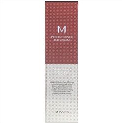 Missha, Perfect Cover BB Cream, BB-крем, SPF 42 PA+++, оттенок 27 медовый бежевый, 50 мл