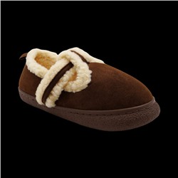 Тапочки-лоферы меховые К011-2 темно коричневые