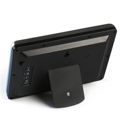 Часы электронные, настенные, настольные, будильник, 17×2.5×23 см