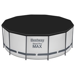 УЦЕНКА Бассейн каркасный Bestway Steel Pro Мах 56420, 366×122 см, фильтр-насос, тент, подстилка, круглый