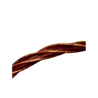 Корзина плетёная для хранения, лоза, тёмно-коричневая, набор 3 шт.