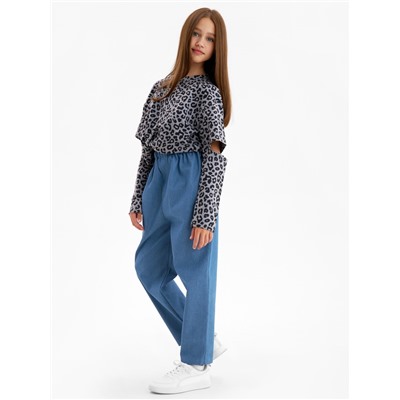 Джинсы для мальчика MINAKU: Jeans collection, голубые, рост 164 см