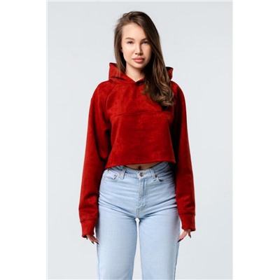 Свитшот 2 оверсайз короткий (Терракот)