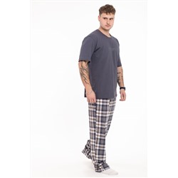 Пижама футболка и брюки М125117Псб