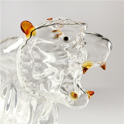 Штоф «Тигр», 500 мл, 30×7×17 см, стекло, прозрачный