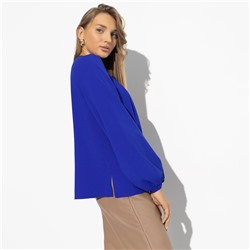 Блуза на пуговицах, Миг совершенства (electric blue)